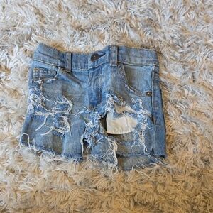 OshKosh B'gosh Ripped Light Blue Denim Shorts